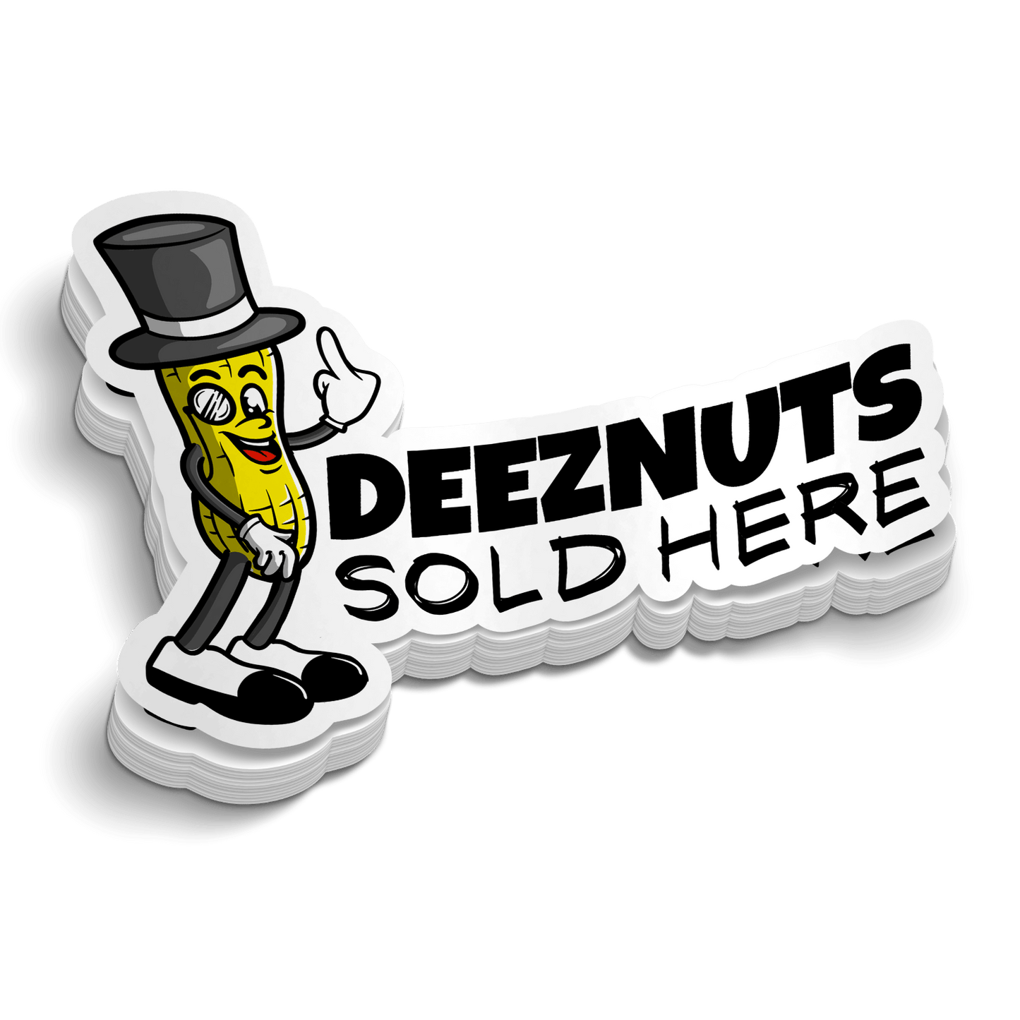 DeezNuts Sold Here - Hard Hat Decal Armed American Supply