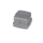 1/2 in. Black Square Cap PIPE DECOR