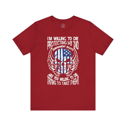 Protecting My 2nd Amendment Rights T-Shirt The Devil's Pickle