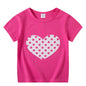 Cartoon Short Sleeve T-shirt for Kids (Boys & Girls)