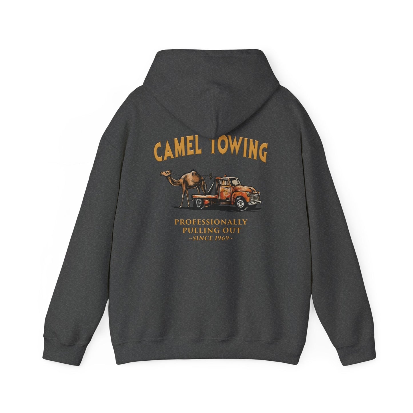 Camel Towing Back Hooded Sweatshirt The Devil's Pickle