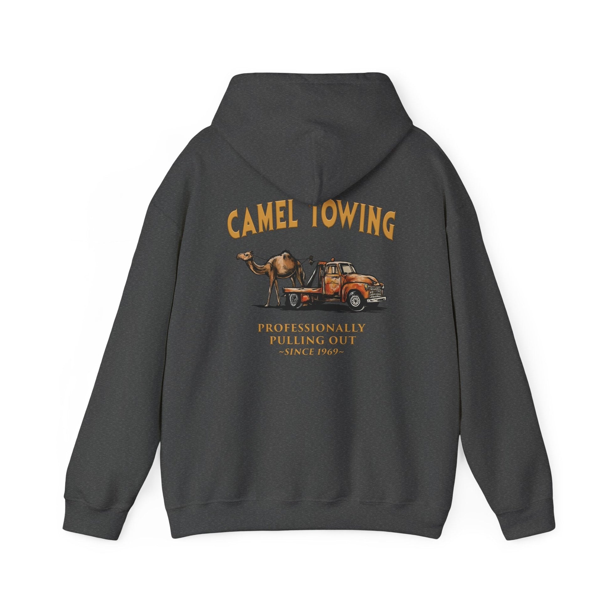 Camel Towing Back Hooded Sweatshirt The Devil's Pickle