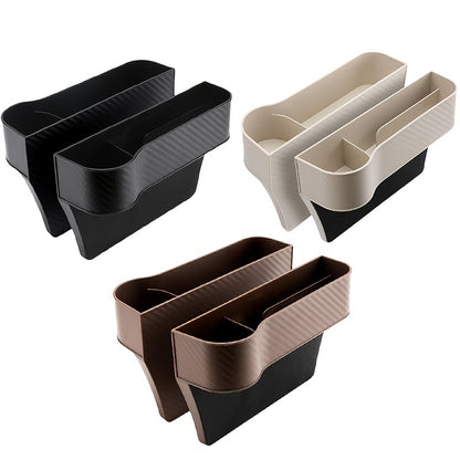 Car Seat Gap Organizer with Cup Holder - Lightweight ABS Storage Box for Console Side Pockets, Front Seat Accessory for Enhanced Organization, Car Storag NovaCart