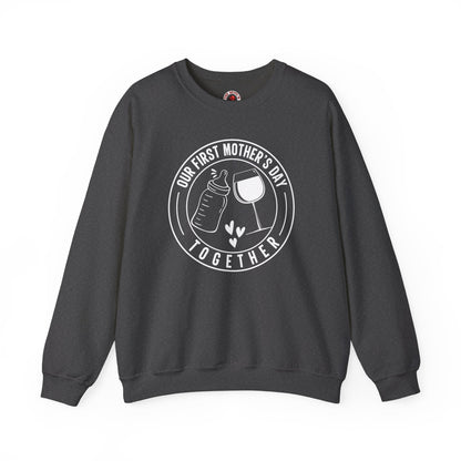 Our First Mothers Day Together Crewneck Sweatshirt The Devil's Pickle