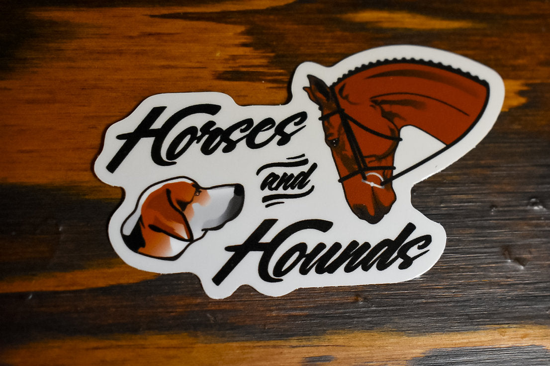 Horses & Hounds Sticker Horseplay Apparel