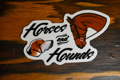 Horses & Hounds Sticker Horseplay Apparel