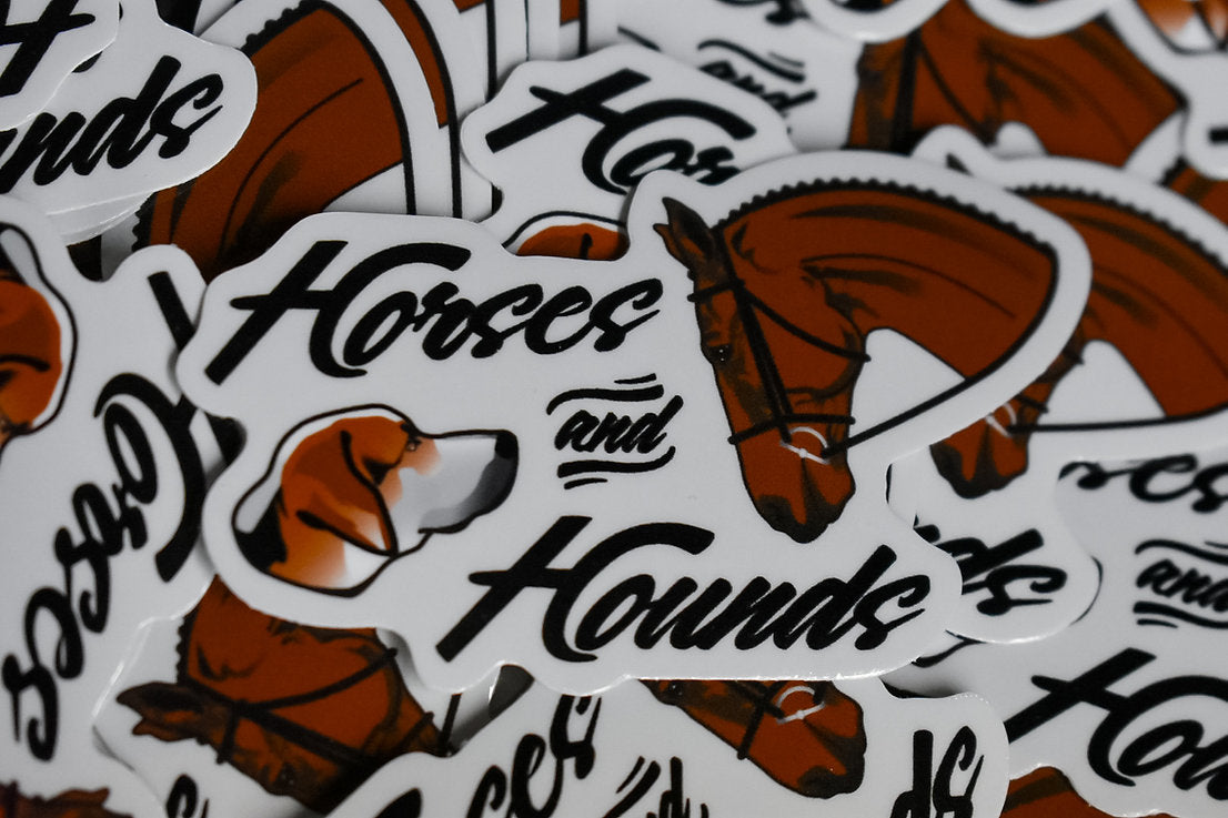 Horses & Hounds Sticker Horseplay Apparel
