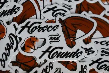 Horses & Hounds Sticker Horseplay Apparel