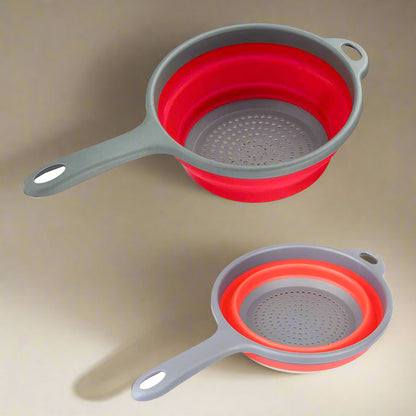 🥦 Foldable Silicone Colander – Space-Saving Strainer SmartPursue™