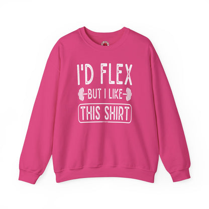 I'd Flex But I Like This Shirt Crewneck Sweatshirt The Devil's Pickle