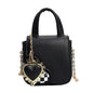 Heartfelt Charm Messenger Bag - Trendy Small Square Bag with Heart Charm Country in My Heart