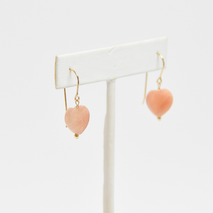 Peach Love Earrings Emily Anne Designs LLC