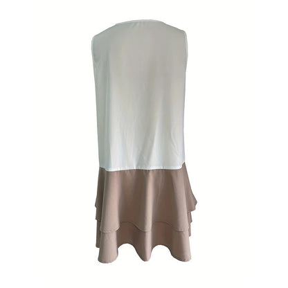 Sleeveless Lace Patchwork Sundress Clothes Casual Dresses FitiqueFit