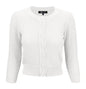 3/4 Sleeve Cute Pattern Cropped Cardigan Sweater Shop Style & More | Fresh Looks, Everyday Deals & Free Shipping