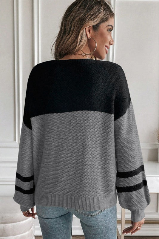 Colorblock Stripe Long Sleeve Sweater Shop Style & More | Fresh Looks, Everyday Deals & Free Shipping