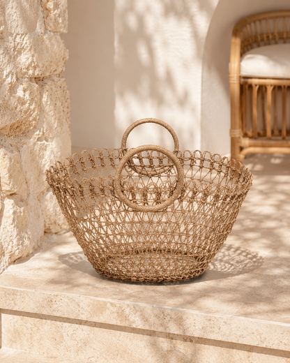 Sama Seagrass Tote Bag Village Thrive