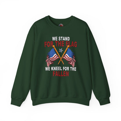 We Stand For The Flag Crewneck Sweatshirt The Devil's Pickle