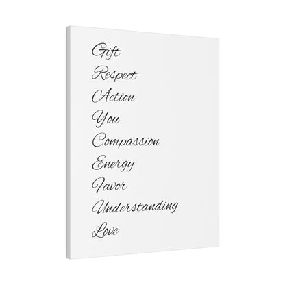 Matte Canvas, Stretched, 0.75" Grayceful LLC
