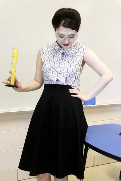 Charlotte Nova Skirt in Black Retrolicious