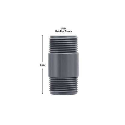 3/4" MPT x 2" PVC Sprinkler Riser | 38097 Orbit Irrigation