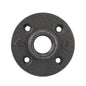 3/4 in. Prefinished Matte Black Floor Flange PIPE DECOR
