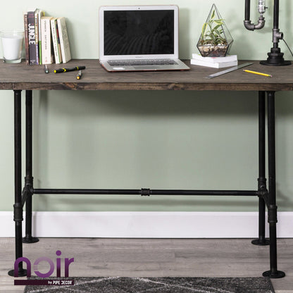 3/4 in. x 3/4 in. x 1/2 in. Prefinished Matte Black Reducing Tee PIPE DECOR