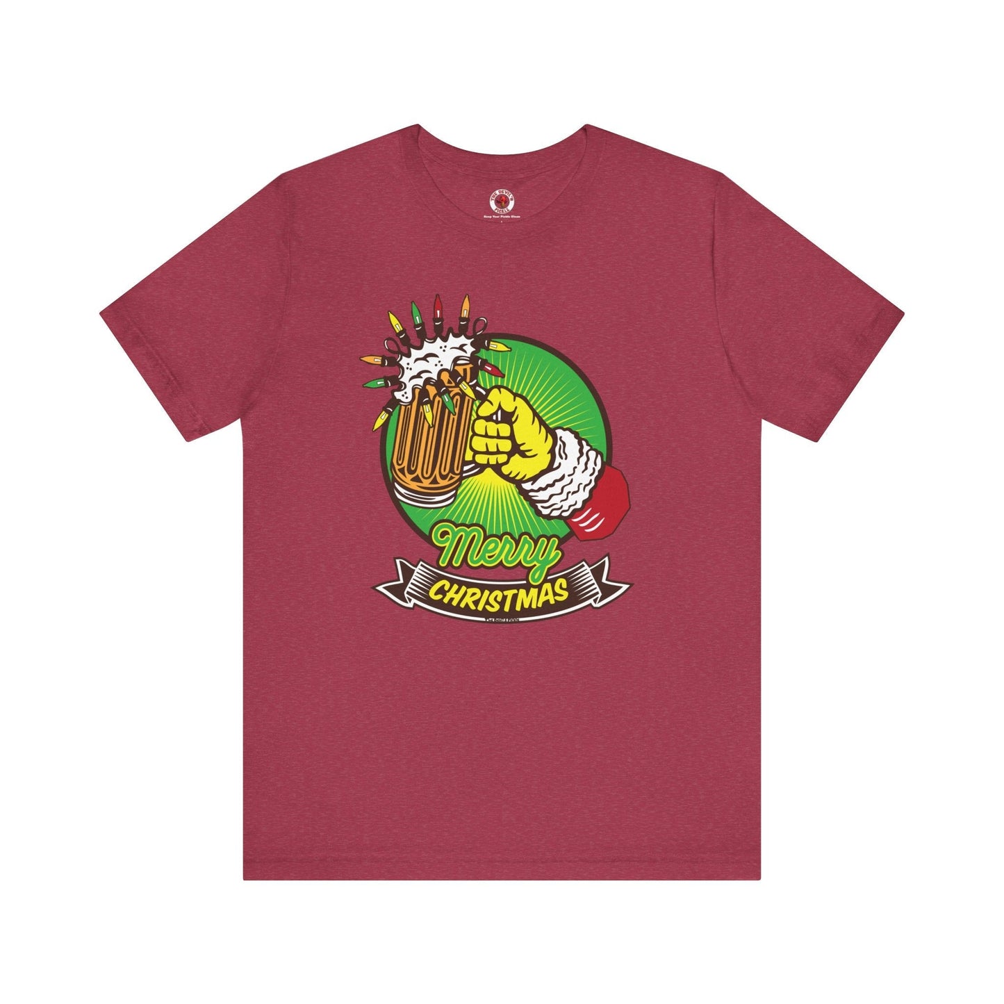 Merry Christmas Beer T-Shirt The Devil's Pickle