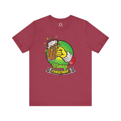 Merry Christmas Beer T-Shirt The Devil's Pickle