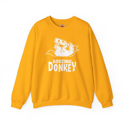Boozing Donkey Crewneck Sweatshirt The Devil's Pickle
