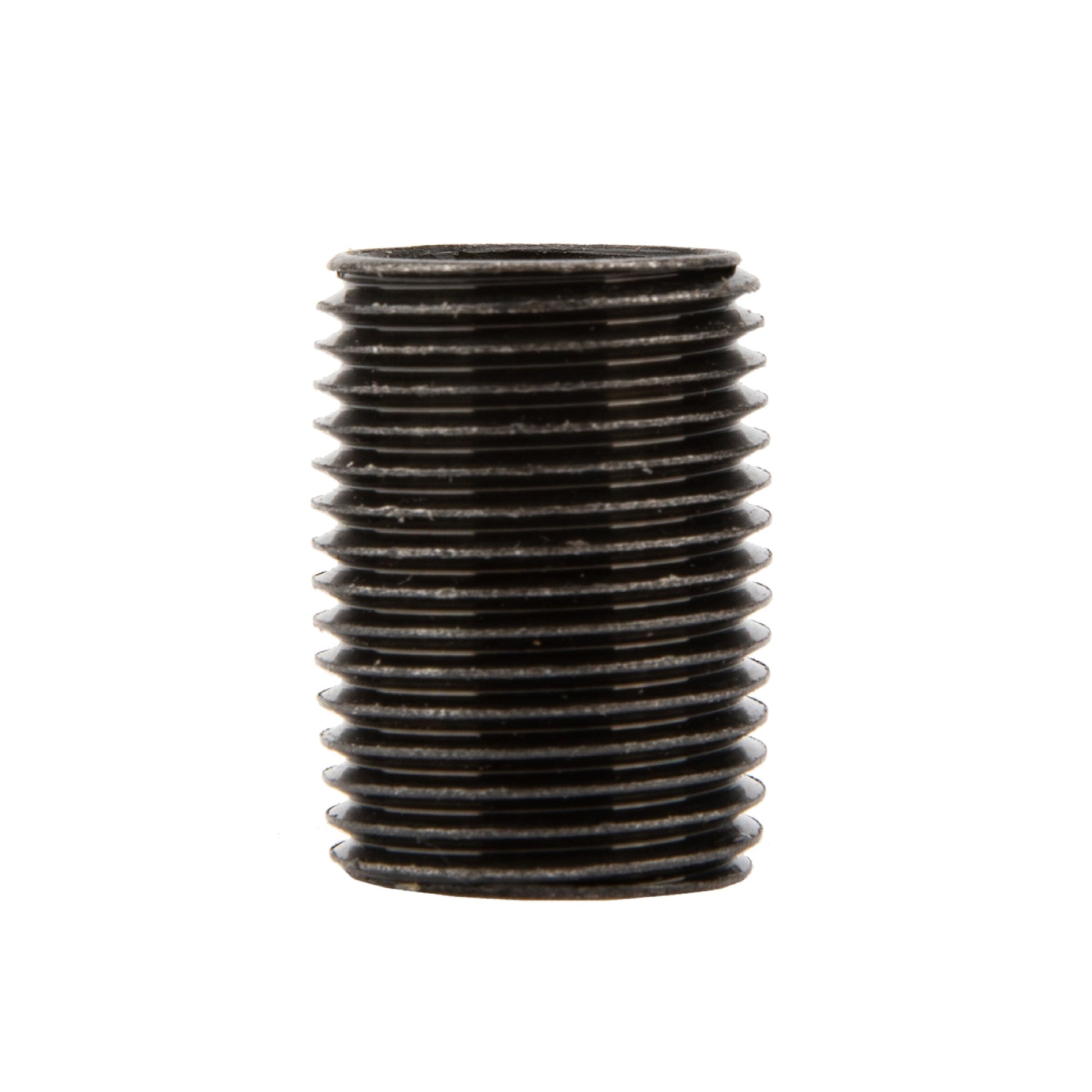 1/2 in. x 1 in. Prefinished Matte Black Pipe PIPE DECOR