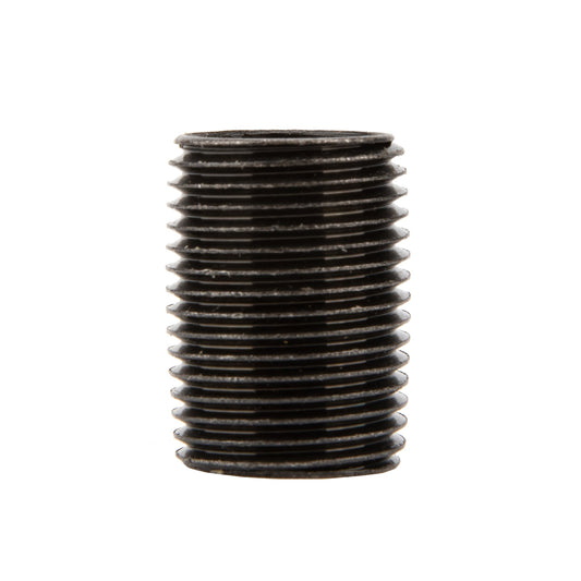 1/2 in. x 1 in. Prefinished Matte Black Pipe PIPE DECOR