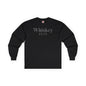 Whiskey Helps Long Sleeve Tee The Devil's Pickle