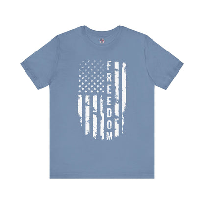 Freedom American Flag T-Shirt The Devil's Pickle