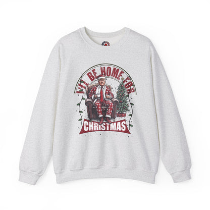 I'll Be Home For Christmas Crewneck Sweatshirt The Devil's Pickle