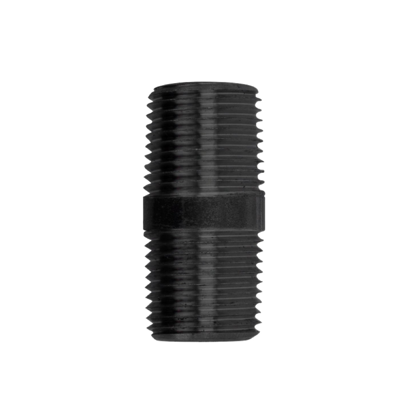 1/2 in. x 1 1/2 in. Prefinished Matte Black Pipe PIPE DECOR