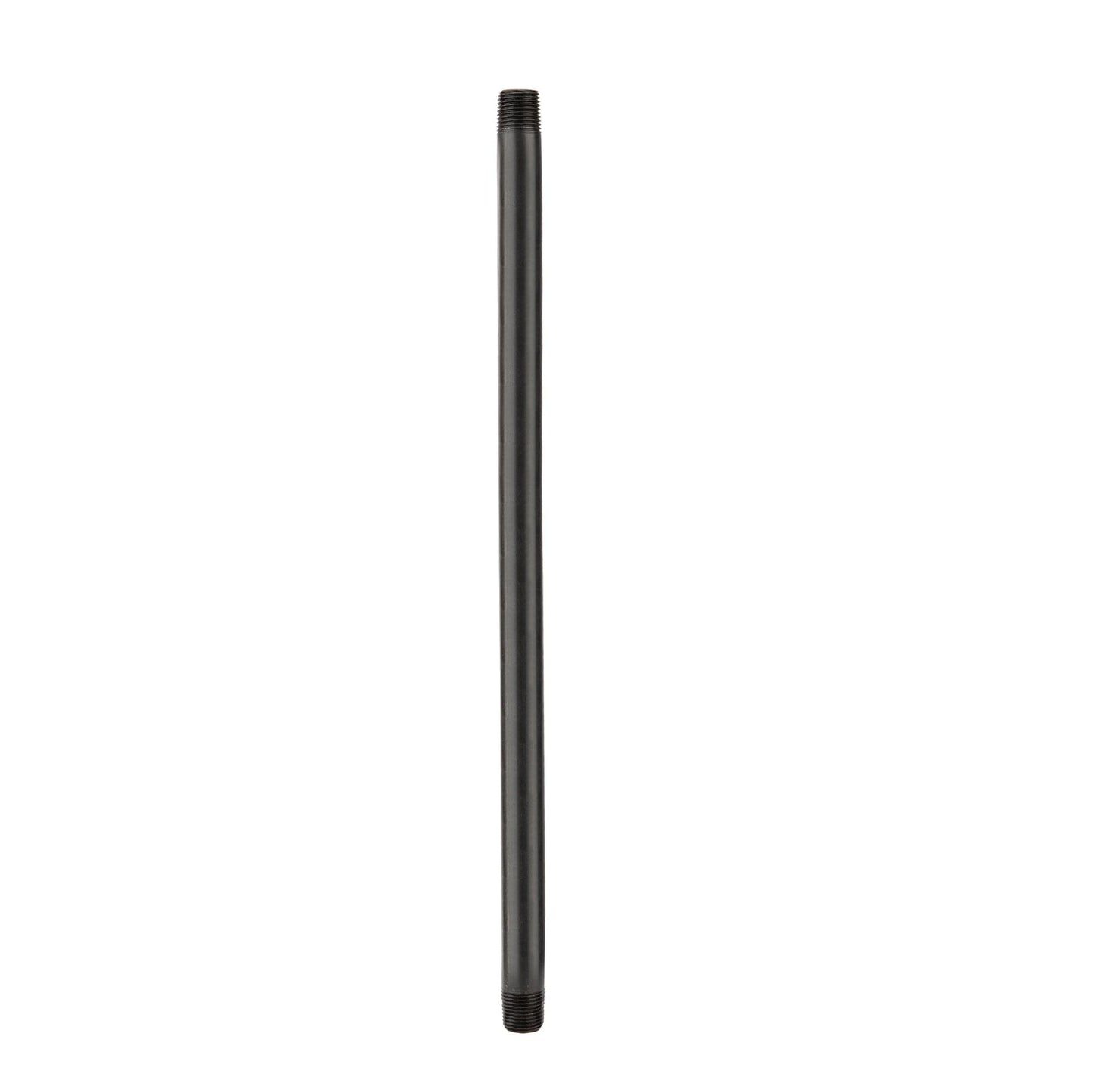 1/2 in. x 11 in. Prefinished Matte Black Pipe PIPE DECOR