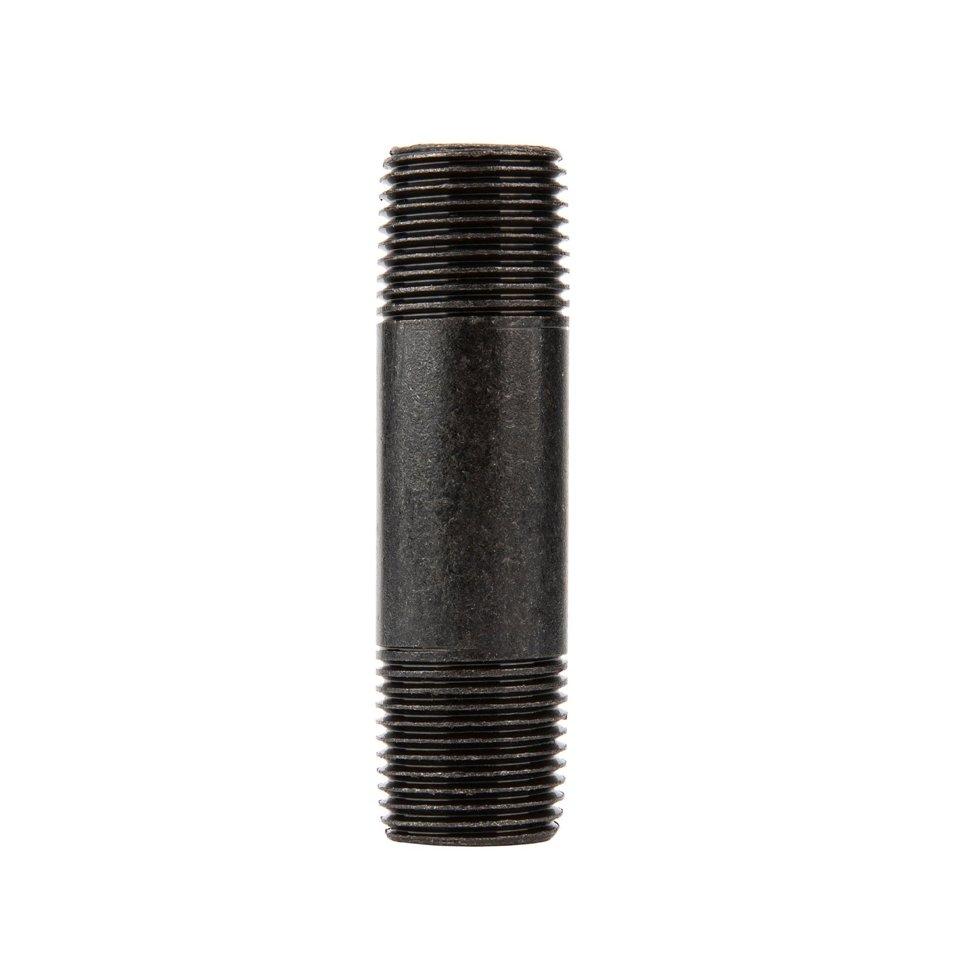 1/2 in. x 3 in. Prefinished Matte Black Pipe PIPE DECOR