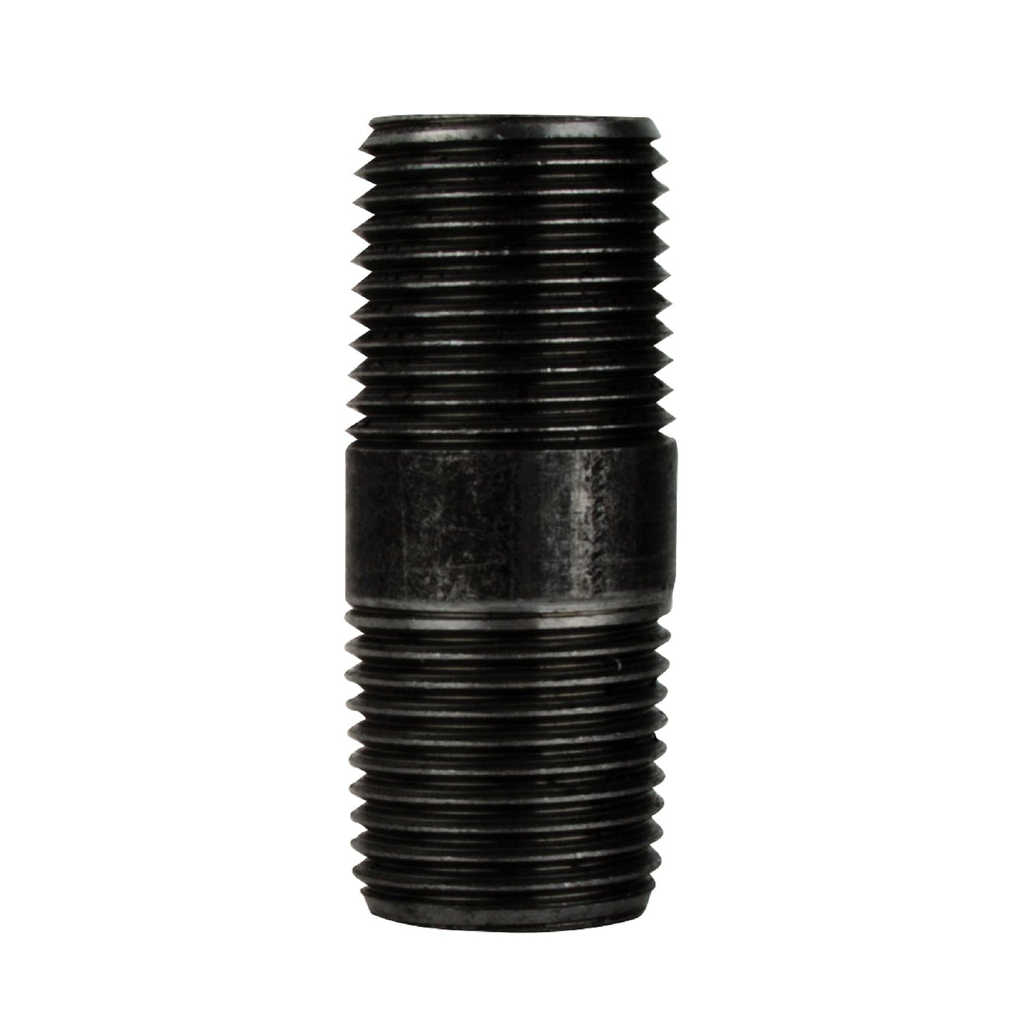 1/2 in. x 2 in. Prefinished Matte Black Pipe PIPE DECOR