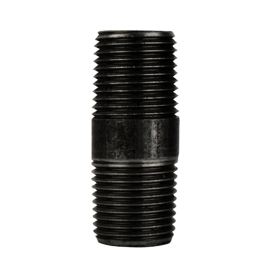 1/2 in. x 2 in. Prefinished Matte Black Pipe PIPE DECOR