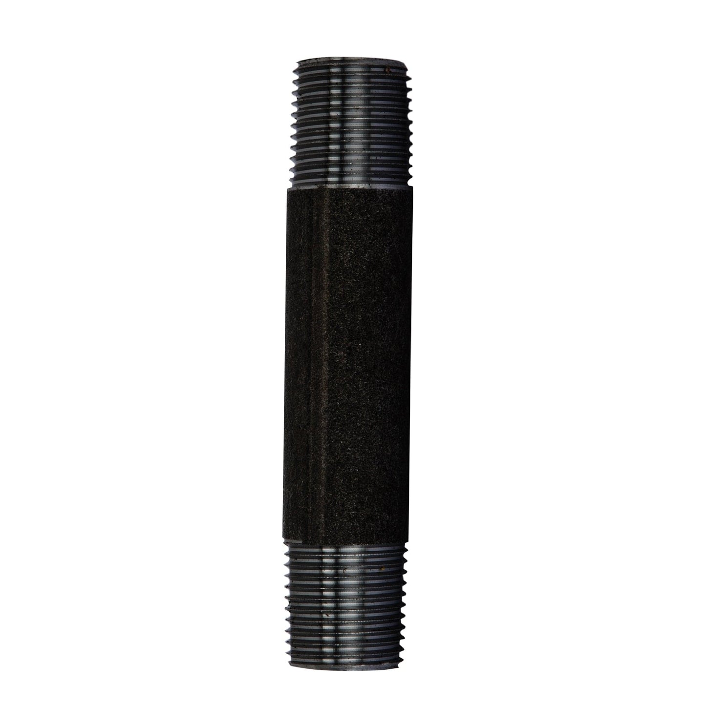 1/2 in. x 4 in. Prefinished Matte Black Pipe PIPE DECOR