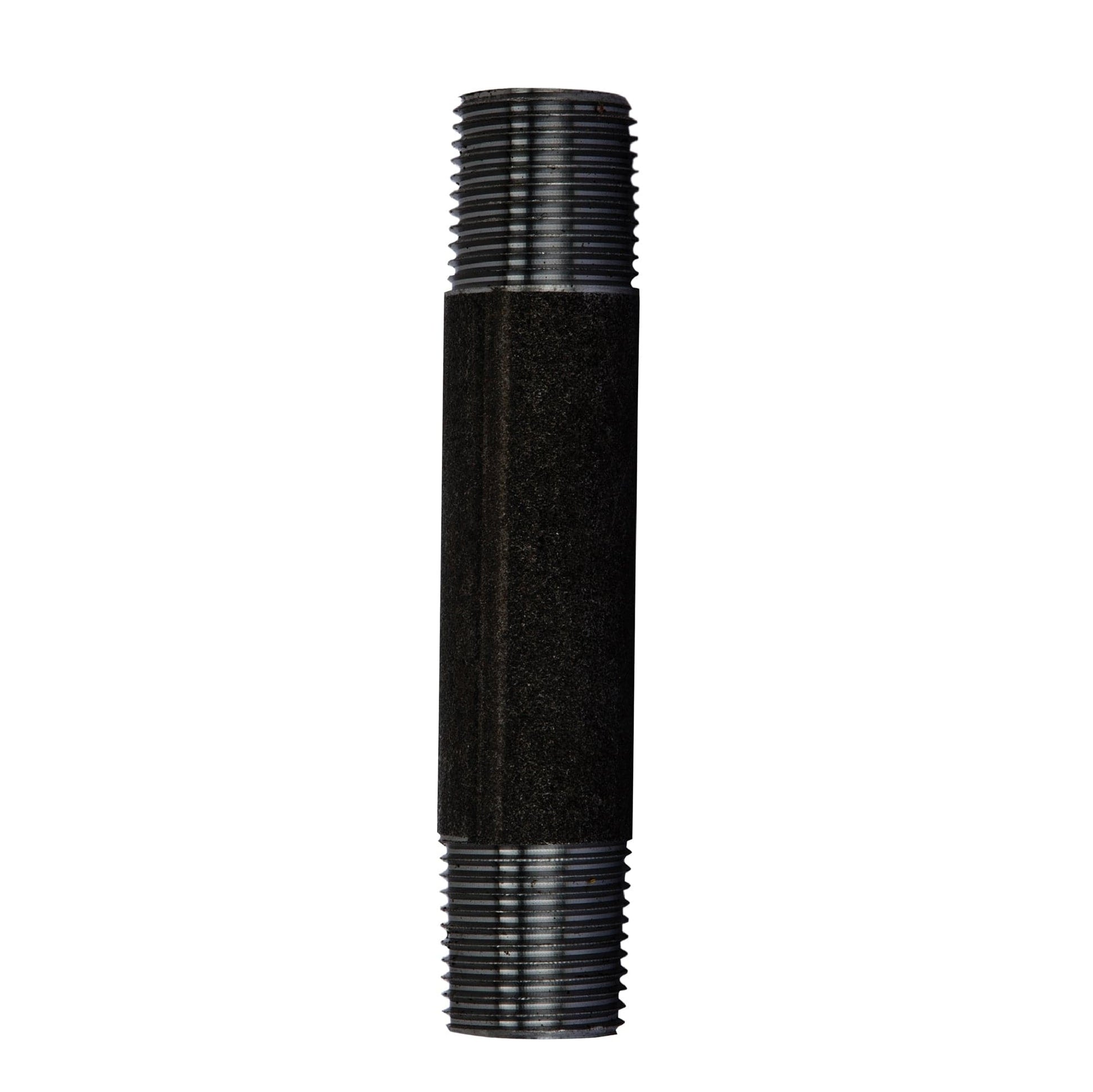 1/2 in. x 4 in. Prefinished Matte Black Pipe PIPE DECOR