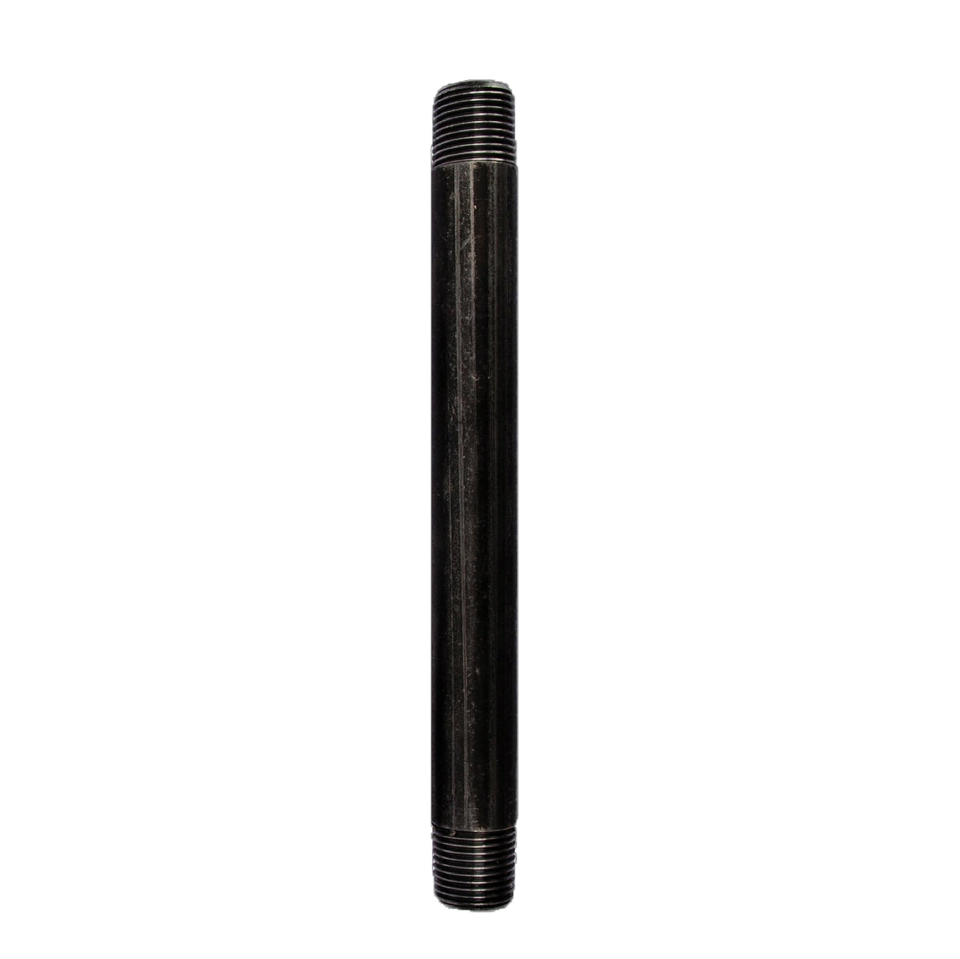 1/2 in. x 8 in. Prefinished Matte Black Pipe PIPE DECOR