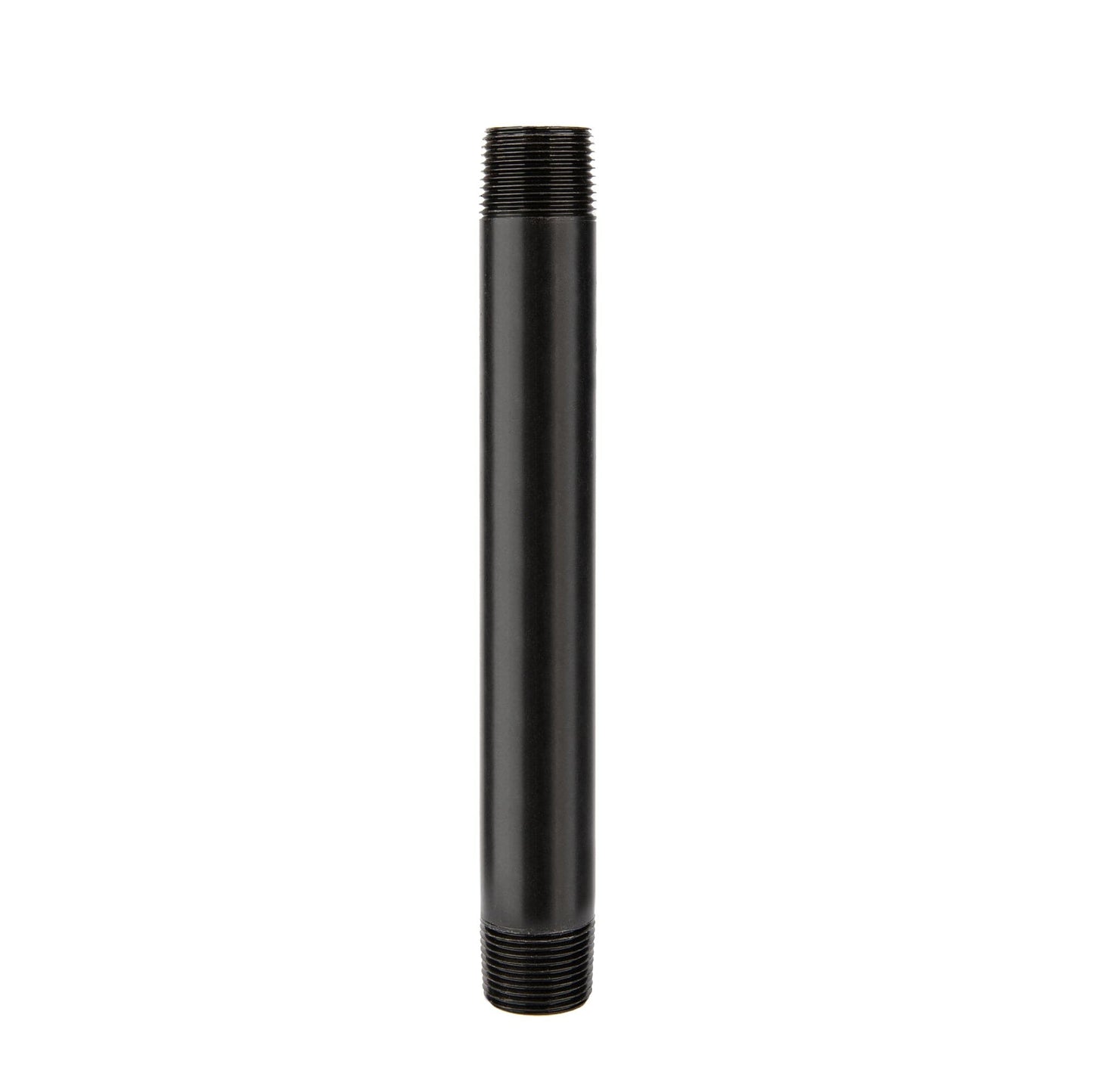 3/4 in. x 8 in. Prefinished Matte Black Pipe PIPE DECOR