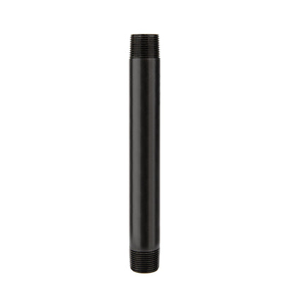3/4 in. x 8 in. Prefinished Matte Black Pipe PIPE DECOR