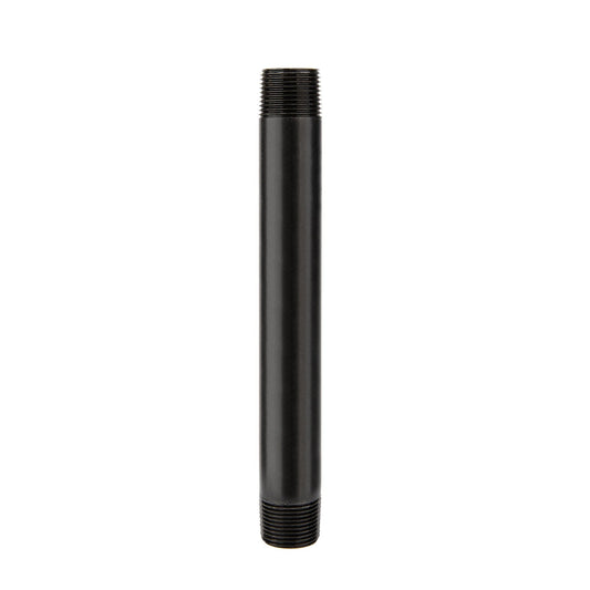 3/4 in. x 8 in. Prefinished Matte Black Pipe PIPE DECOR