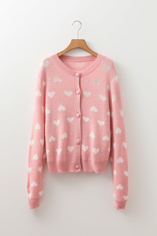 Zara Pattern Front Cardigan Sweater Kacee Lillie Boutique