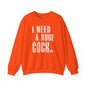 I Need A Huge Cocktail Crewneck Sweatshirt The Devil's Pickle