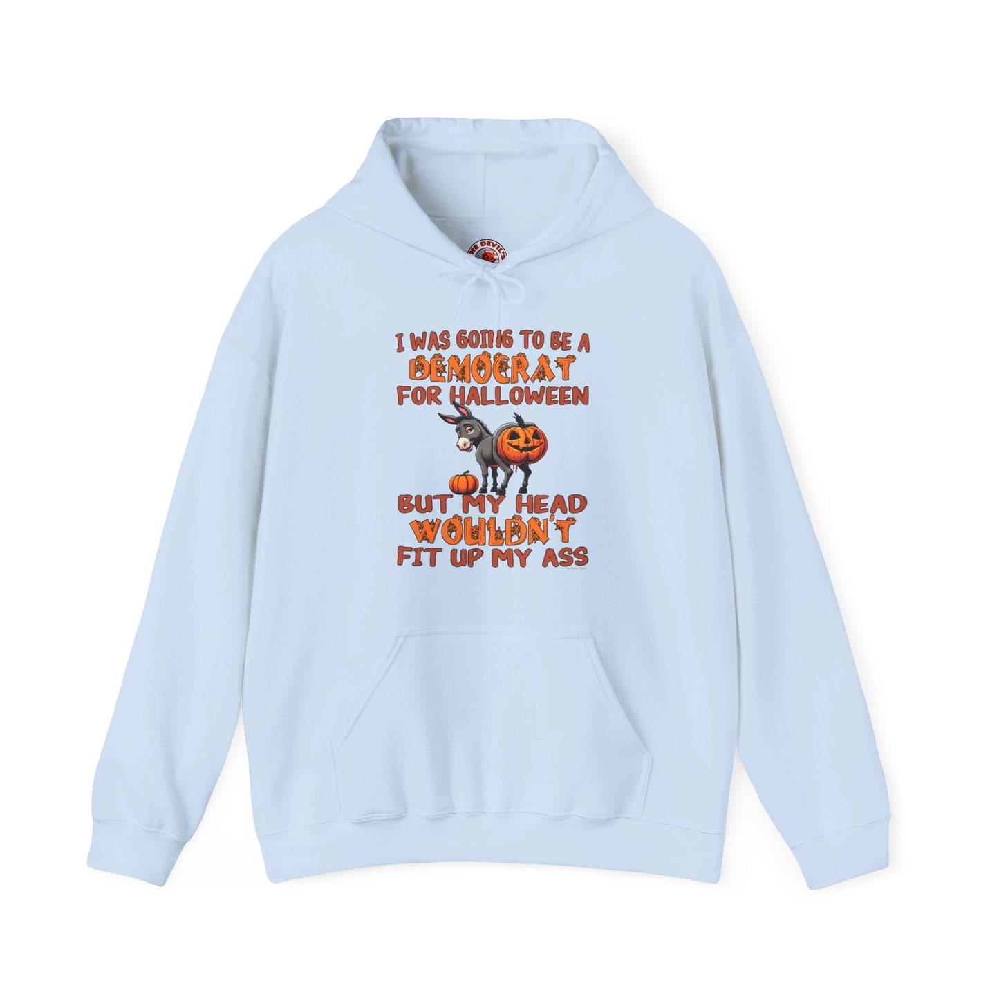 Democrat for Halloween Hooded Sweatshirt The Devil's Pickle
