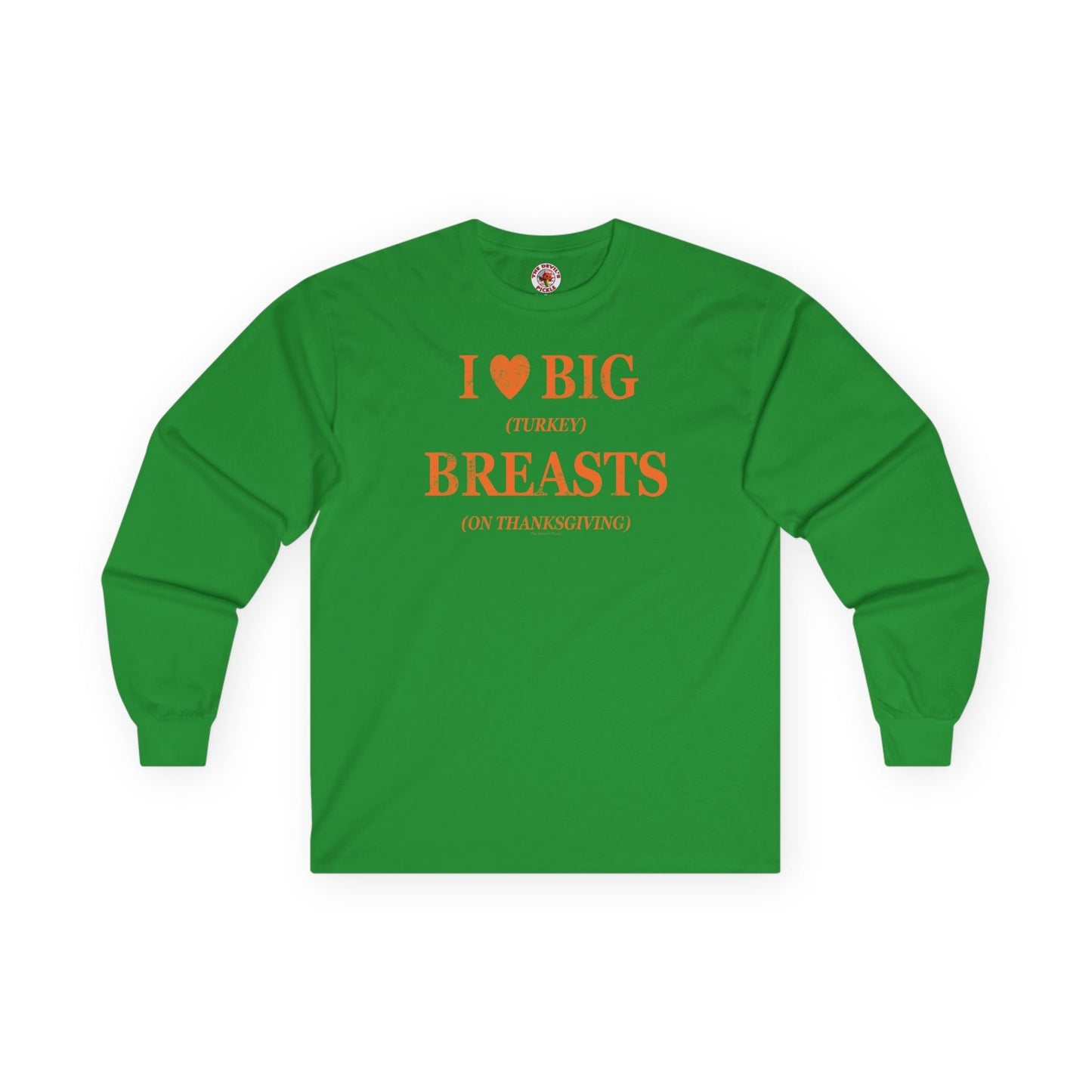 I Heart Big Breasts Long Sleeve Tee The Devil's Pickle