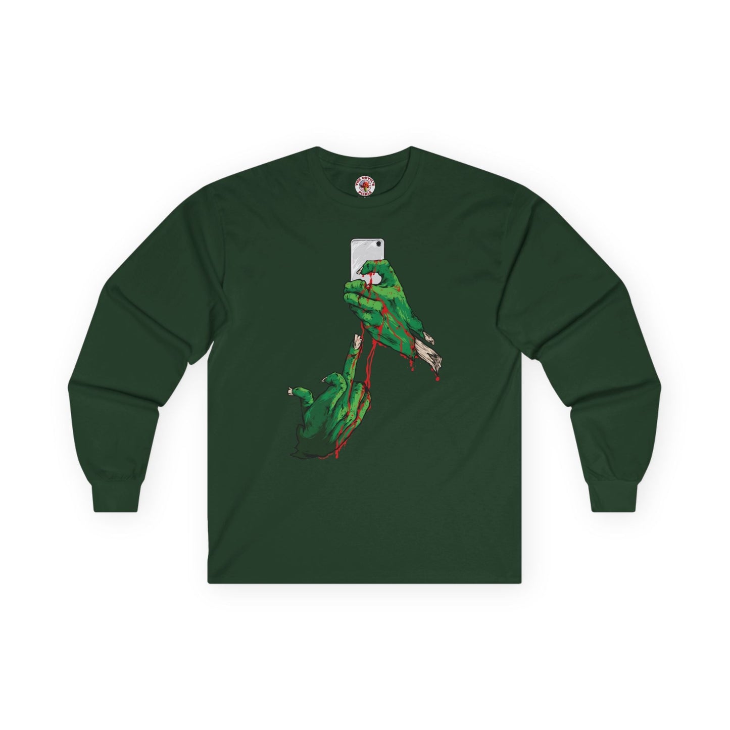 Selfie Monster Long Sleeve Tee The Devil's Pickle
